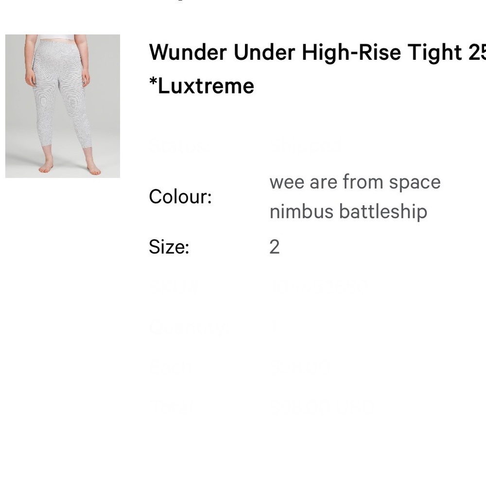 Wunder Under leggings